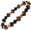 Браслет из натурального камня Power Stone AAA Tiger Eye Onyx Accessories [ЗОЛОТОЙ КАМЕНЬ] для мужчин
