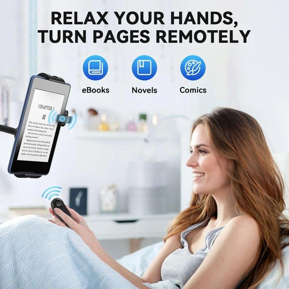 Пульт для перелистывания страниц, беспроводное управление, пульт для камеры для Kindle, помощь в чтении
