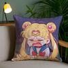 S-SAILOR Аниме M-MOON Наволочка Наволочка Клещ-пылевой клещ Подушка Невидимая молния Шелковистый короткий плюш Подушка для дивана Чехол