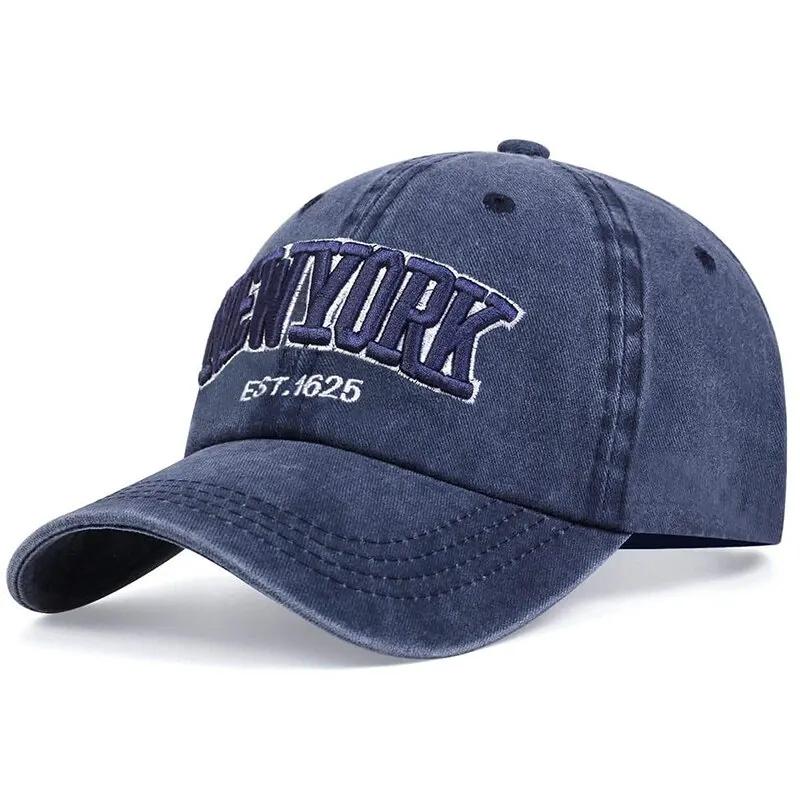 Мода Нью-Йорк Вышивка Бейсболки Открытый Повседневный Взрослые Солнцезащитные Кепки Хип-Хоп Кепка Спортивные Кепки Для Гольфа Водостойкие Кепки Snapback