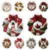 Pre-Cut Fabric Strips Fabric Poke Wreath DIY Kit Christmas Wreath Making Set  Beginner-Friendly