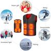 Men Women 10 Heating Zones Insulated Heated Vest USB Electric Charging Jacket Fishing Camping Outdoor Cold Resistant Washable Heated Vest
