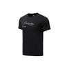 Training Series Logo Print Quick-Dry Breathable Short Sleeve T-Shirt Men Tops Black ATSR295-1