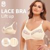 European and American Plus Size Bra Without Rims Lace Large Cup Thin Underwear