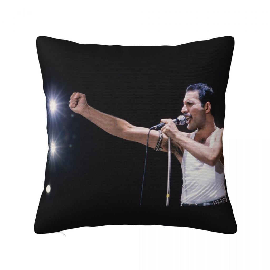 Квадратная наволочка для подушки Freddie Mercury Queen, чехол для подушки, декоративная наволочка, чехол для декоративной подушки для дома, дивана, гостиной