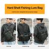 Hard Shell Tactical Backpack Camping Fishing Lure Bag with Rod HolderChest Bag Waist Outdoor Hiking Men Travel Fanny Pack Molle