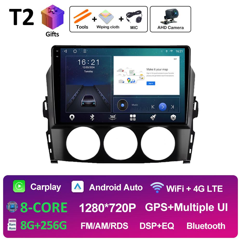 Интеллектуальная система GPS-навигации для Mazda MX-5 MX5 MX 5 NC 2005 2006 2007 2008 - 2015 Android Auto Беспроводной Carplay WIFI BT 4G