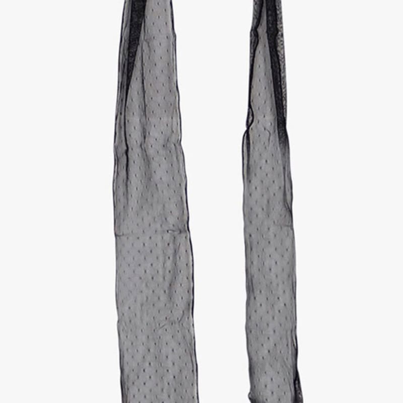 PINK PINEAPPLE FLORET BREEZE SCARF_BLACK