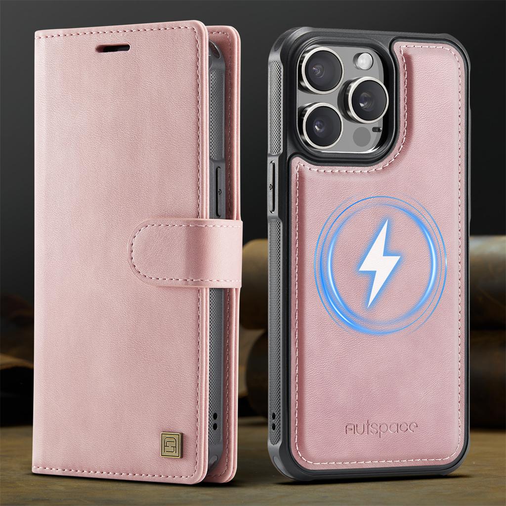 2-in-1 Magnetic Detachable Wallet Case for iPhone 13/13 Pro/13 Pro Max - PU Leather, Card Slots, MagSafe Charging, 360° Protection & Kickstand