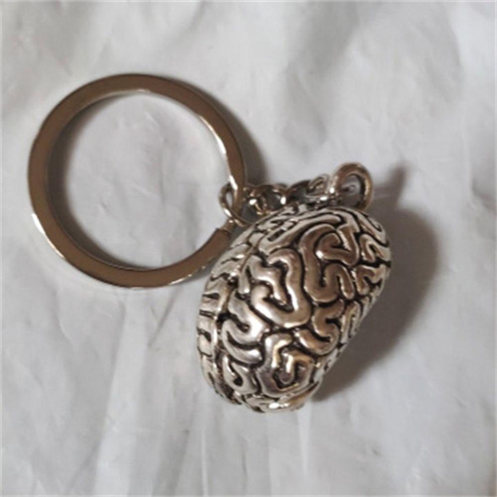 Jewelry Bag Pendant Car Keyrings Brain Key Holder Bag Hanger Human Cerebrum Keyring 3D Keychain