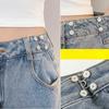 Женская юбка брюки джинсы регулируемый зажим для талии металлические булавки аксессуары для одежды швейный набор брошей затянуть пояс пряжка в стиле вестерн