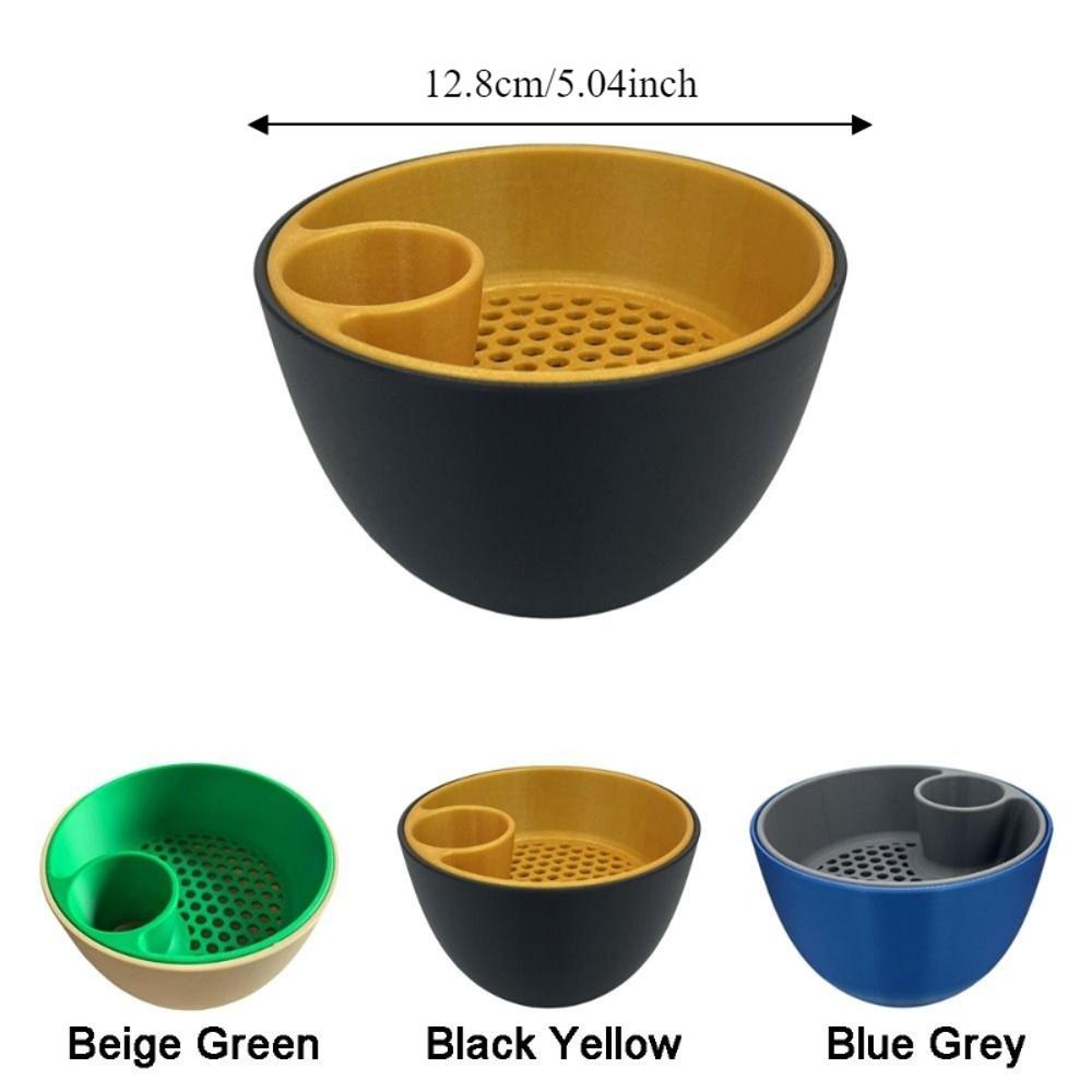 3D Printed Double Nut Bowl Round Berry Strainer Basket Practical Snack Serving Bowl Easy To Clean