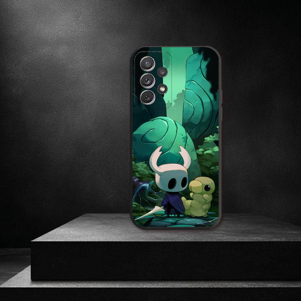 Cool H-Hollow Knight new Phone Case For Samsung S 26,25,24,23,22,30,21,10,9,Ultra,Plus,Lite,FE,4,5G Black Soft Case