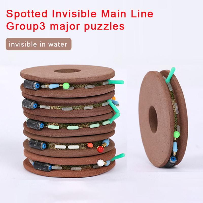 Готовая рыболовная леска Spot Invisible 3.6-7.2M Удочка 0.8 # - 5.0 # Номер лески Аксессуары для ловли карася