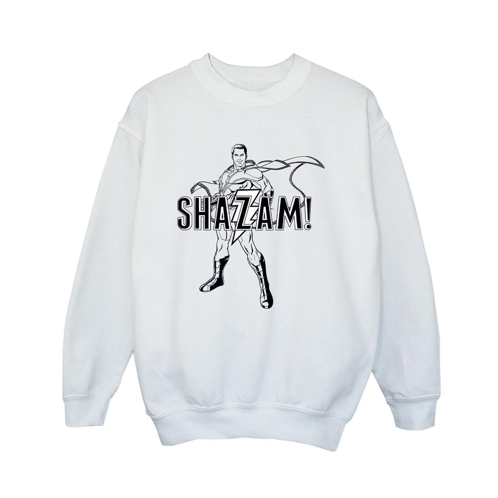 DC Comics Boys Shazam Outline Sweatshirt