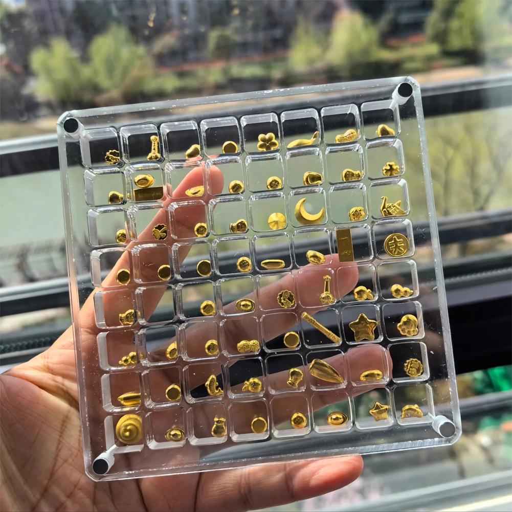 Ящик для демонстрации ракушек, акриловый магнитный ящик для демонстрации алмазов, акриловый органайзер, складной ящик для ювелирных изделий, отделение для органайзеров для драгоценных камней