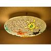 Moroccan Mosaic Ceiling Lamp | Handmade Multicolor Glass Pendant Light | Hanging Ceiling Light for Home Décor | Living Room |
