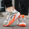 Children's shoes boys running shoes 2025 new comfortable and lightweight children's sports shoes rotating button boys basketball shoes