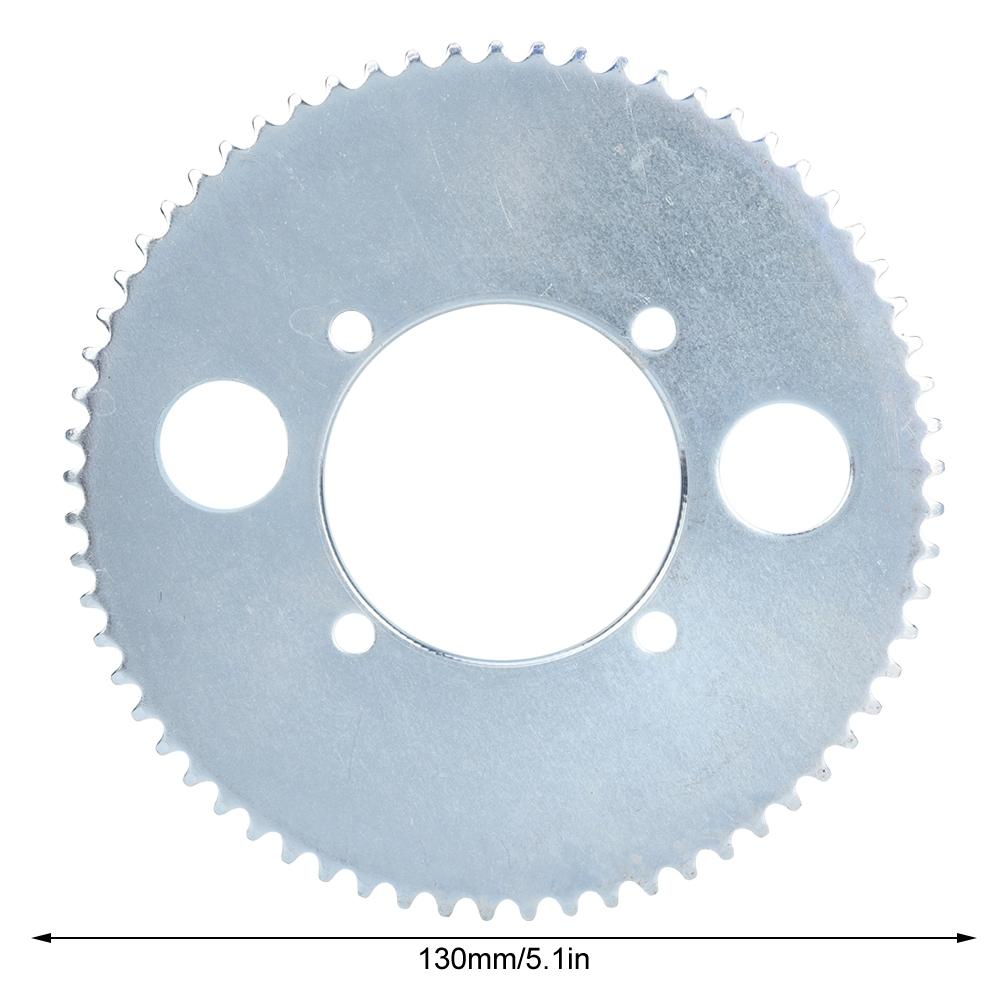 Звездочка для электросамоката 65 зубьев Цепь 4 отверстия Шатунная шестерня Пластина для цепи 25H