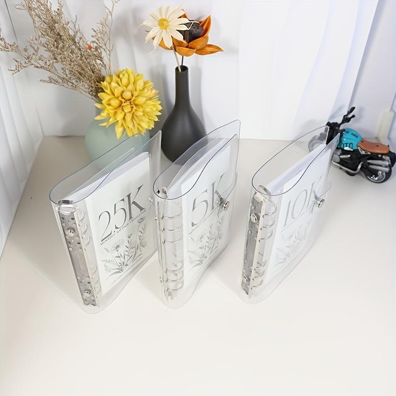 Набор блокнота для челленджа по экономии денег на 12 месяцев с конвертами для наличных, легкий и забавный способ сэкономить цели 2,5K/5K/10K - отличный подарок