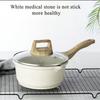 Сковорода с антипригарным покрытием и деревянной ручкой, кастрюля для супа Maifan Stone, кухонные принадлежности для кухни, набор кухонной посуды