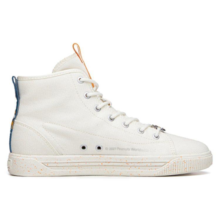 ANTA X Snoopy Skateboarding Series Sneakers High 'White' Women's 922138604-1