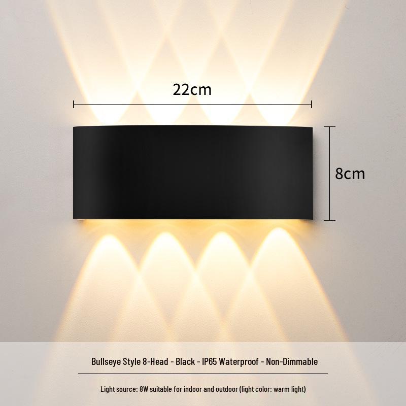 Modern Waterproof LED Wall Light for Outdoor & Indoor Spaces