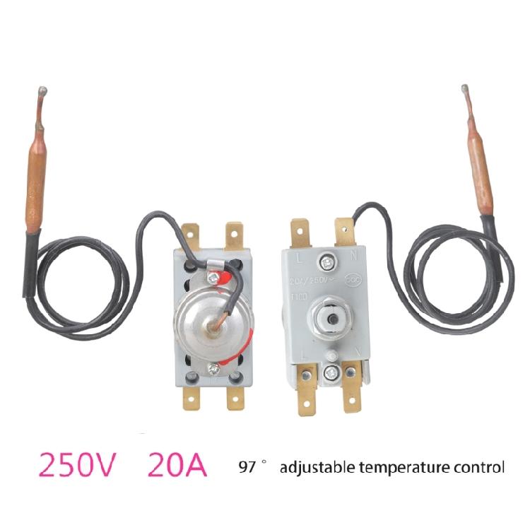 250V 20A Electric Water Heater Guard High Temperature Resistance Stable Performances Thermal Switch Metal Texture