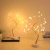 Tree Shaped LED Copper Wire Pearl Tree Light Indoor Bedroom Decoration Small Night Light Living Room Small Ornaments