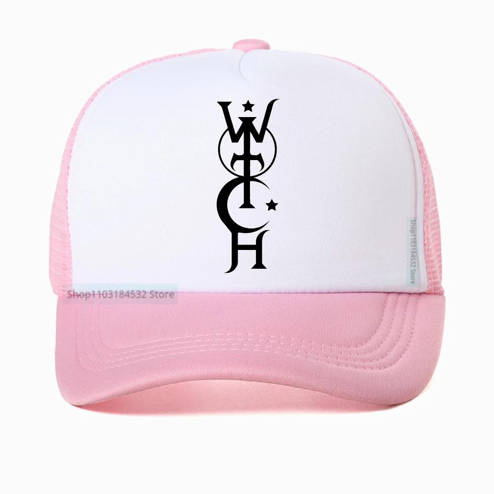 Witch print Baseball Cap Unisex Women Fashion Cool trucker Hat Unisex casual style mesh hat summer adjustable snapback hat
