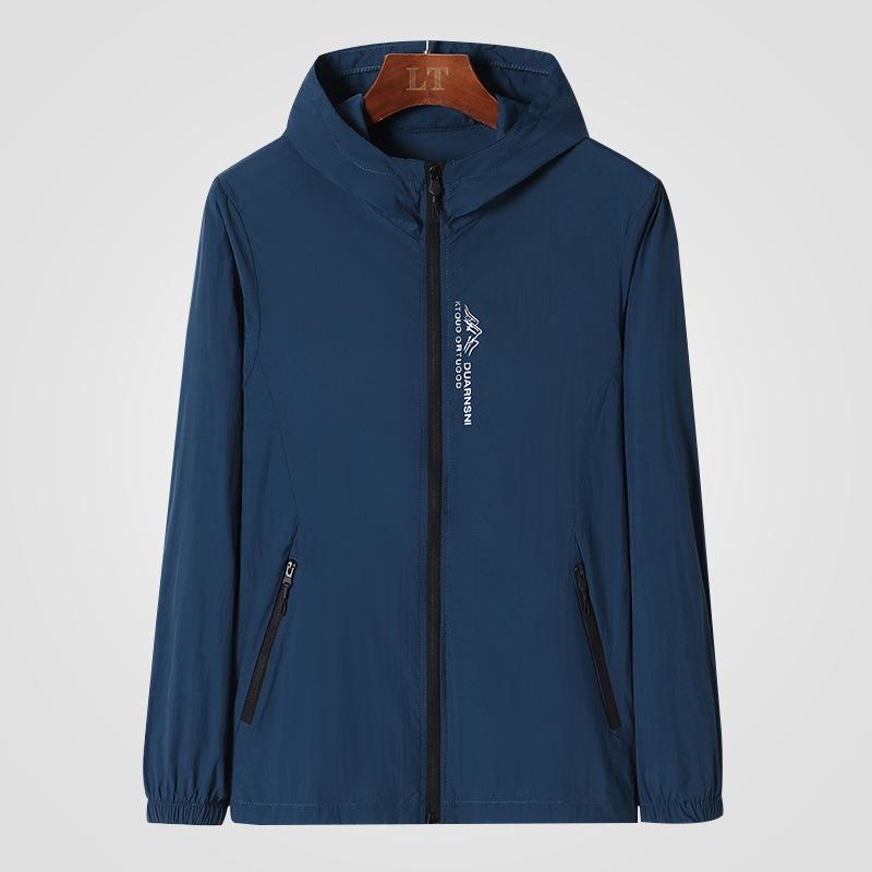 Новая солнцезащитная одежда из ледяного шелка для мужчин Новая летняя УФ-защитная одежда для рыбалки Солнцезащитная куртка для пары