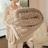 Warm Winter Blanket Milk Velvet Fleece Flannel Soft Thick Plush Blankets for Bed Sofa Single Double Couple Size Fluffy Bedspread