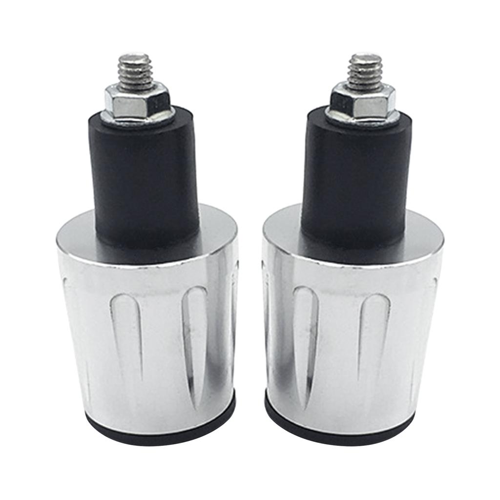 1 Pair Motorcycle Handlebars Grips Plug Caps Univesal Aluminum Handle Bar Ends 7/8" 22mm Motorcycle Handlebar Ends Caps