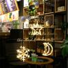 LED Window Lamp Creative Garland Fairy String Lights Christmas Decoration Suction Cup Light