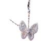 Изысканное колье-подвеска с бриллиантами в виде бабочки - Женская роскошная модная цепочка для ключицы