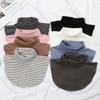 Women Turtleneck Cotton Detachable Fake Collar Autumn Winter Warm Windproof Scarf Ribbed Solid Color Collar Clothes Accessories