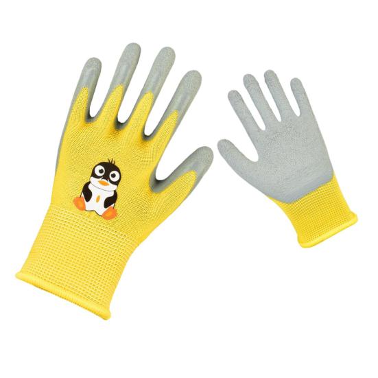 Yousheng 1 пара детских садовых перчаток с мультяшным рисунком, износостойкие, устойчивые к проколам, плотно прилегающие, нескользящие резиновые рабочие перчатки