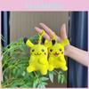 Charming Pikachu Plush Doll Keychain With Golden Chain And Design Whimsical