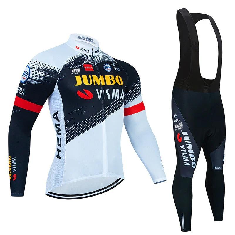 2026 Autumn and Winter Men's and Women's Long-sleeved Thin Velvet Warm Mountain Bike Riding Clothes Road Bicycle Sportswear Cover