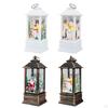 Christmas Hanging Lantern, Night Light, Desktop Lighting, 3x3x7.7 Inch Ornament