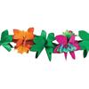 3M Hawaii Party Garland With Colorful Flower Paper String For Jungle Beach Theme Summer Party Hawaii Party Hanging Ornaments Decoration Supplies