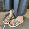 Fashion New Design Summer Woman Sandals Fashion Open Toe Soft Sole Flats Ladies Beach Shoes Zapatillas De Mujer
