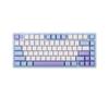 EPOMAKER AULA M75 Gaming Keyboard CNC Aluminum Mechanical Keyboard Hot Swappable Creamy Keyboard Wired Connection RGB Backlight for NKRO Flame Purple