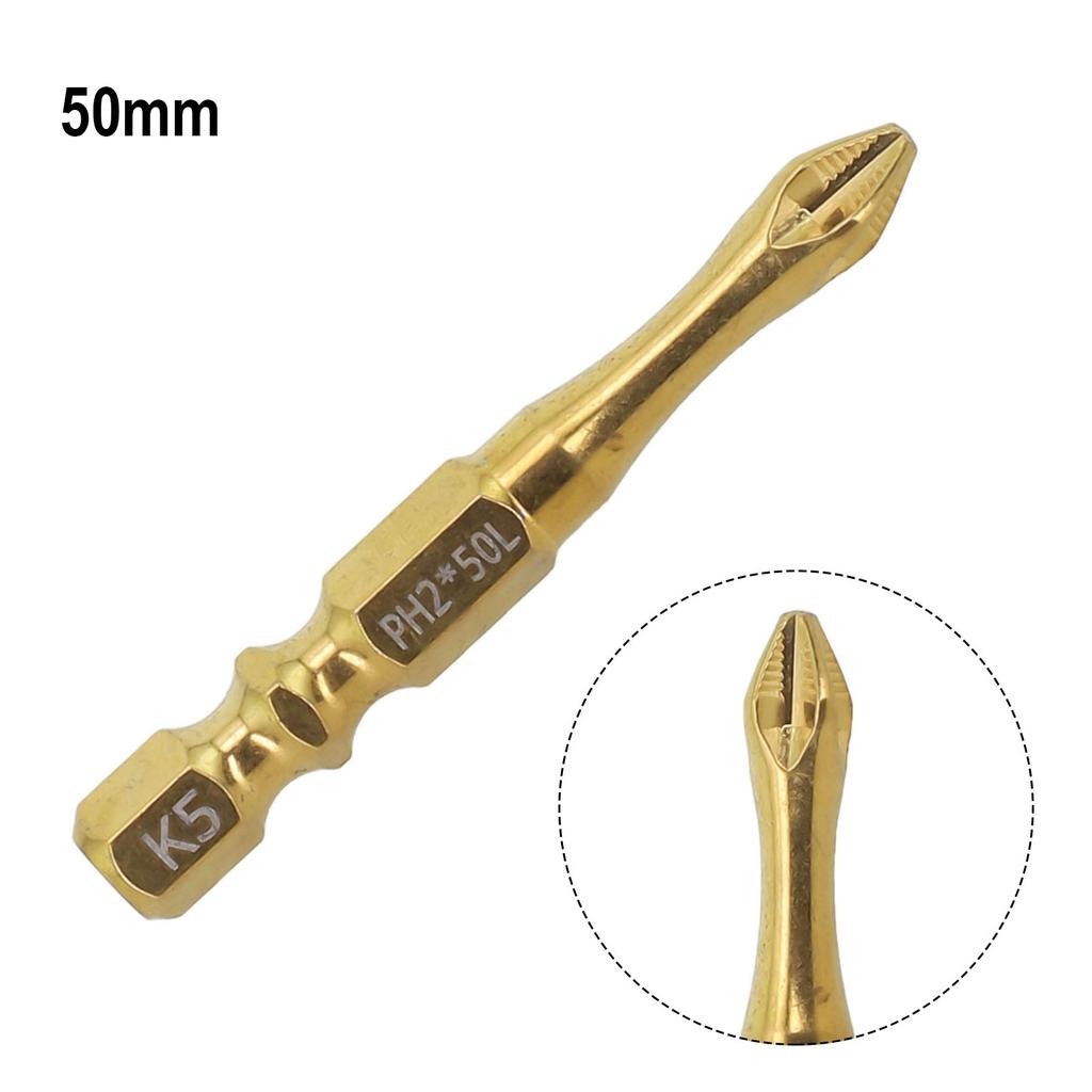 Нескользящая K5 PH2 Магнитная Насадка для Шуруповерта Крестовая Отвертка Твердость Сверло