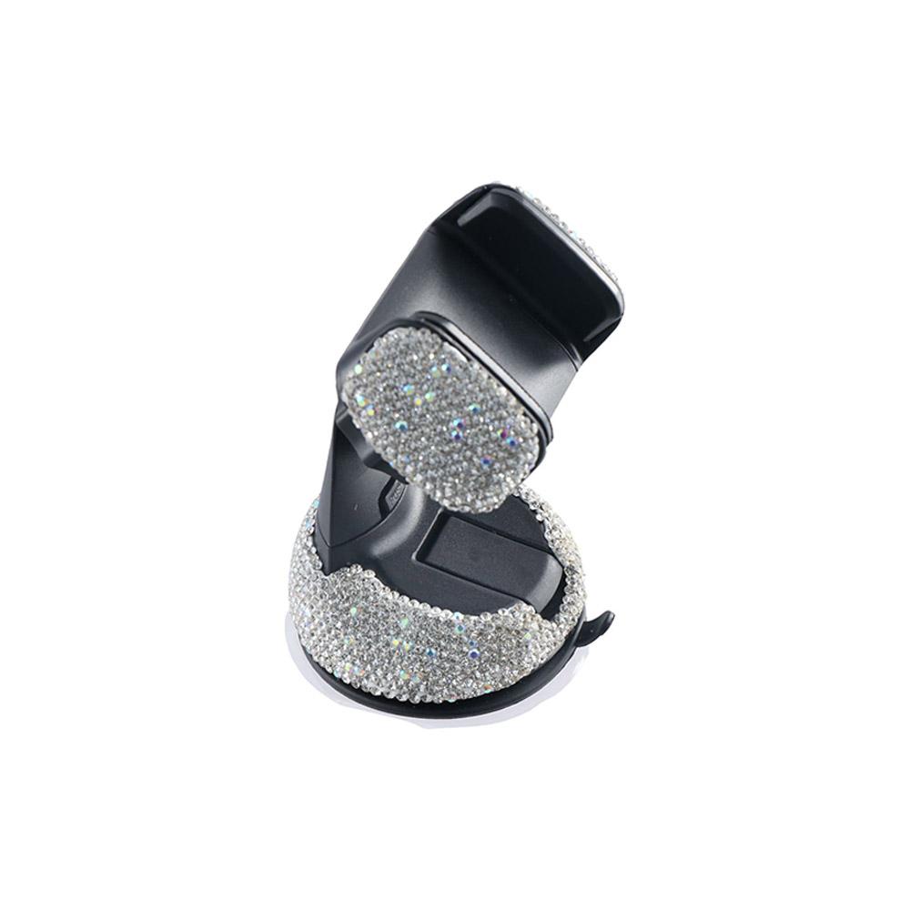 Support Bling Crystal Crystal Phone Holder Car Phone Holder Crystal Rhinestones Dashboard Mounts