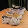 Women Platform Shallow Loafers Shoes Designer Mid Heels Casual Shoes Autumn Running 2024 New Sport Shoes Walking Lady Chaussures