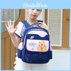 Capybara Cartoon Kids Lightweight Kindergarten Backpack For Student Days School