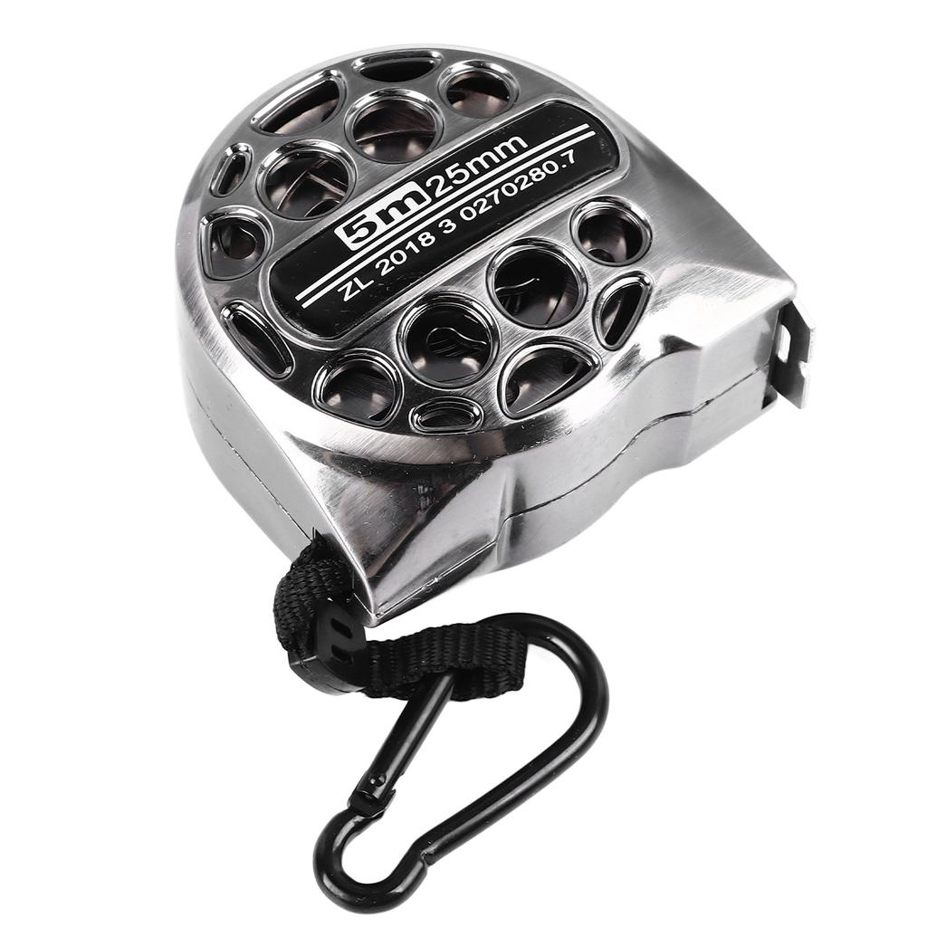 Stainless Steel Measuring Tape Hollow Design Double Sided Scale Retractable Metric Ruler for