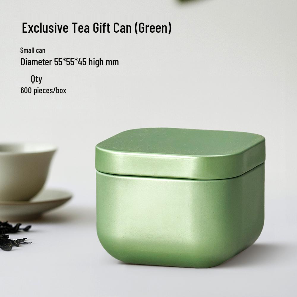 Customizable Mini Portable Tea Tin Set - Travel-Ready, Sealed & Empty