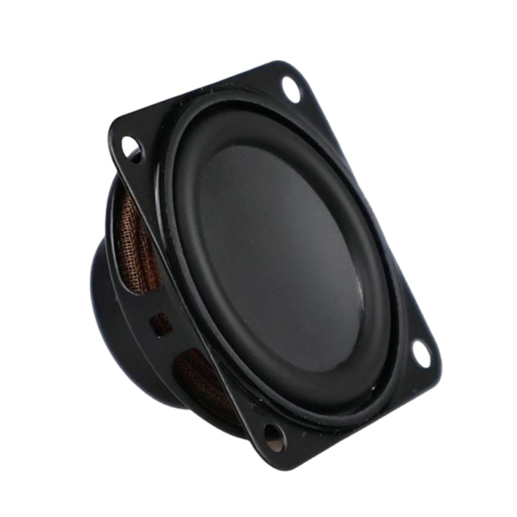 2Pcs 1.5inch Portable Speakers Full Ranges Speaker 4Ohm 3W Stereo Loudspeaker Woofer Loudspeaker Home Theater Accessories